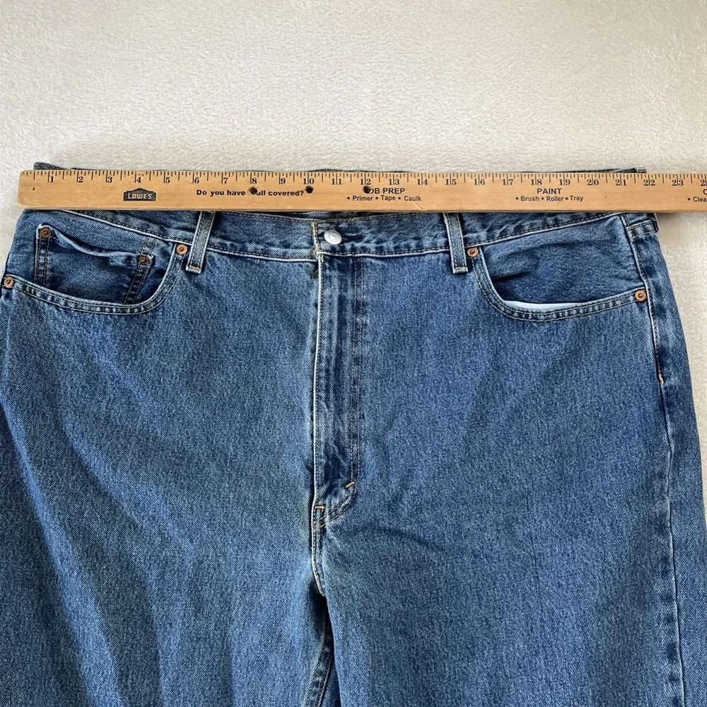 Levis 550 Relaxed Fit Jeans‎ Men's 44x30 Med Blue Denim 100% Cotton EUC